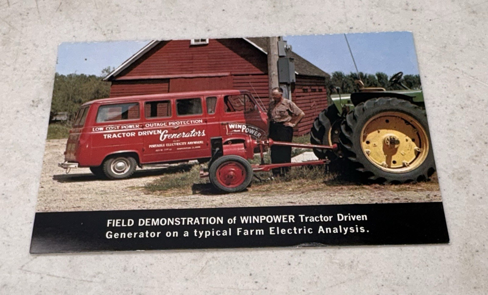 Vintage 1960&rsquo;s WinPower Tractor Driven Generator Manual & Brochure, Newton Iowa