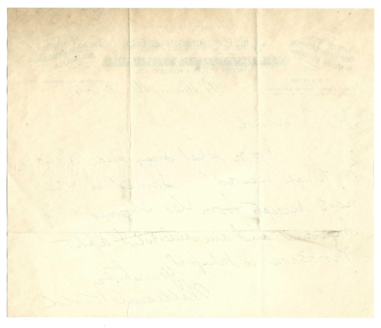 1904 Advertising Letterhead JH Cottman Merchandise Brokers Baltimore Fertilizer