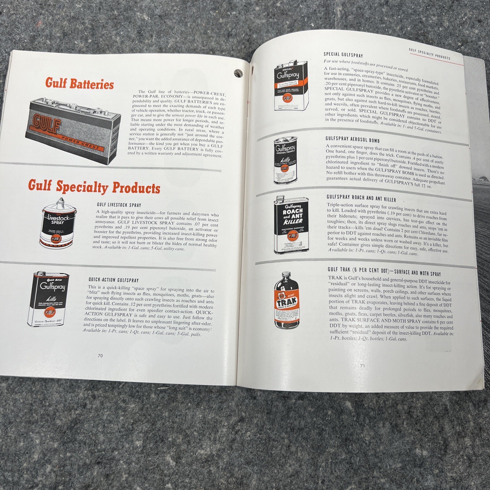 Vintage 1950&rsquo;s Gulf Oil Corporation FARM Tractor Guide / Maintenance OEM