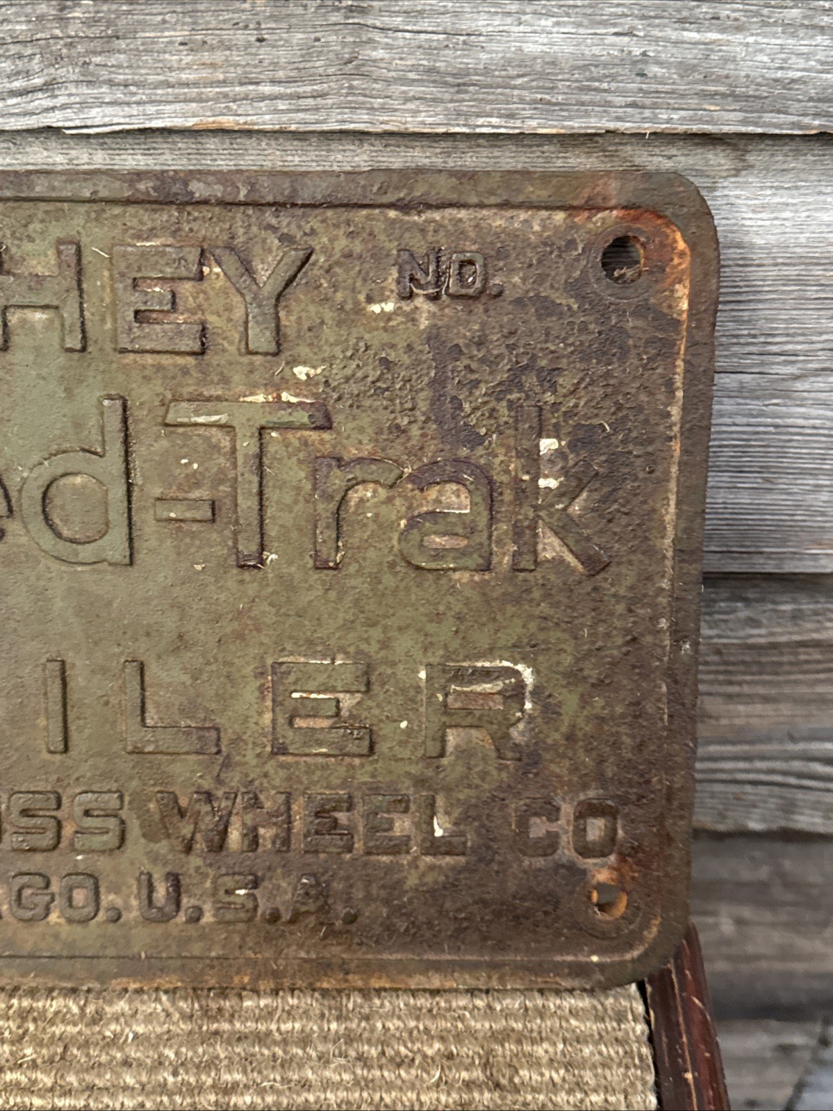 Vintage Athey Forged-Trak Trailer Advertising Athey Wheel Co.