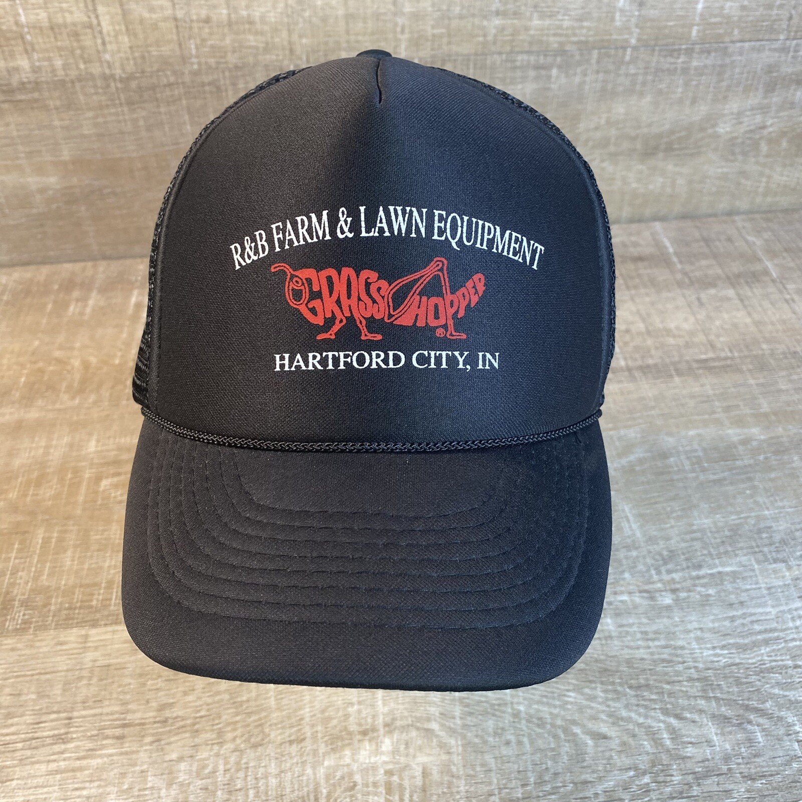 R&B Farm & Lawn Equipment Hartford City Indiana Grasshopper Snapback Trucker Hat