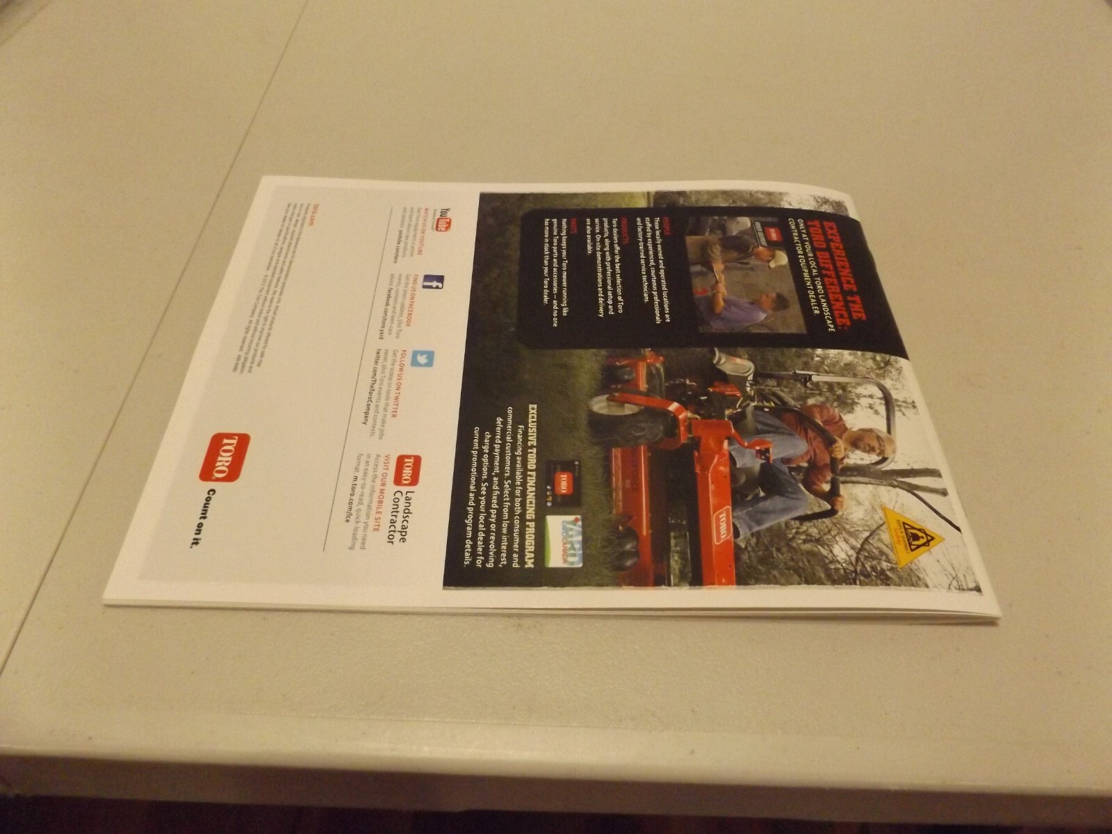 TORO COMMERCIAL LANDSCAPE EQUIPMENT, LIT # 490-8480 2013