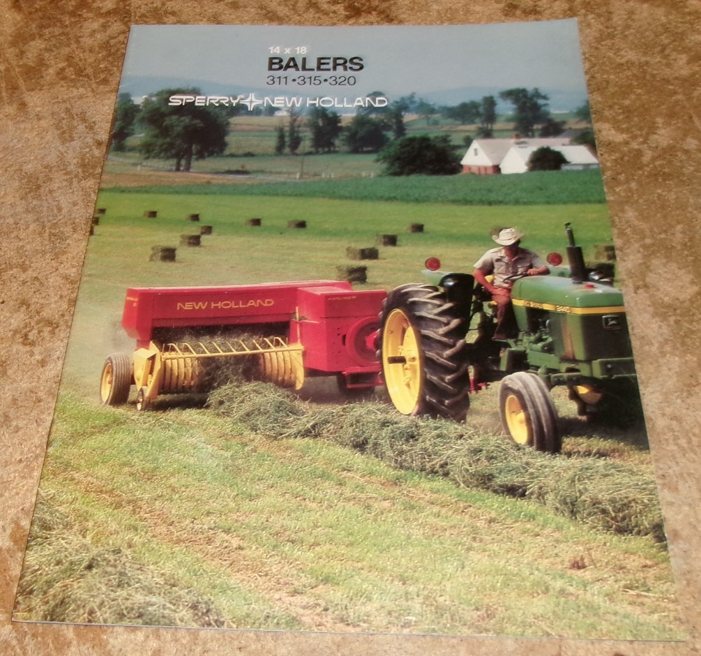 1982 new holland 311/315/320 balers brochure in good shape used