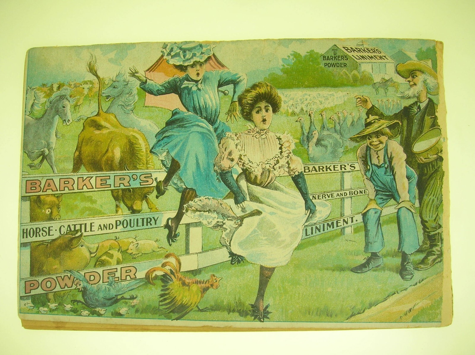 C. 1900 BARKER&rsquo;S KOMIC PICTURE SOUVENIR PART 1,2,3 AND 4 – BLACK AMERICAN – B/O