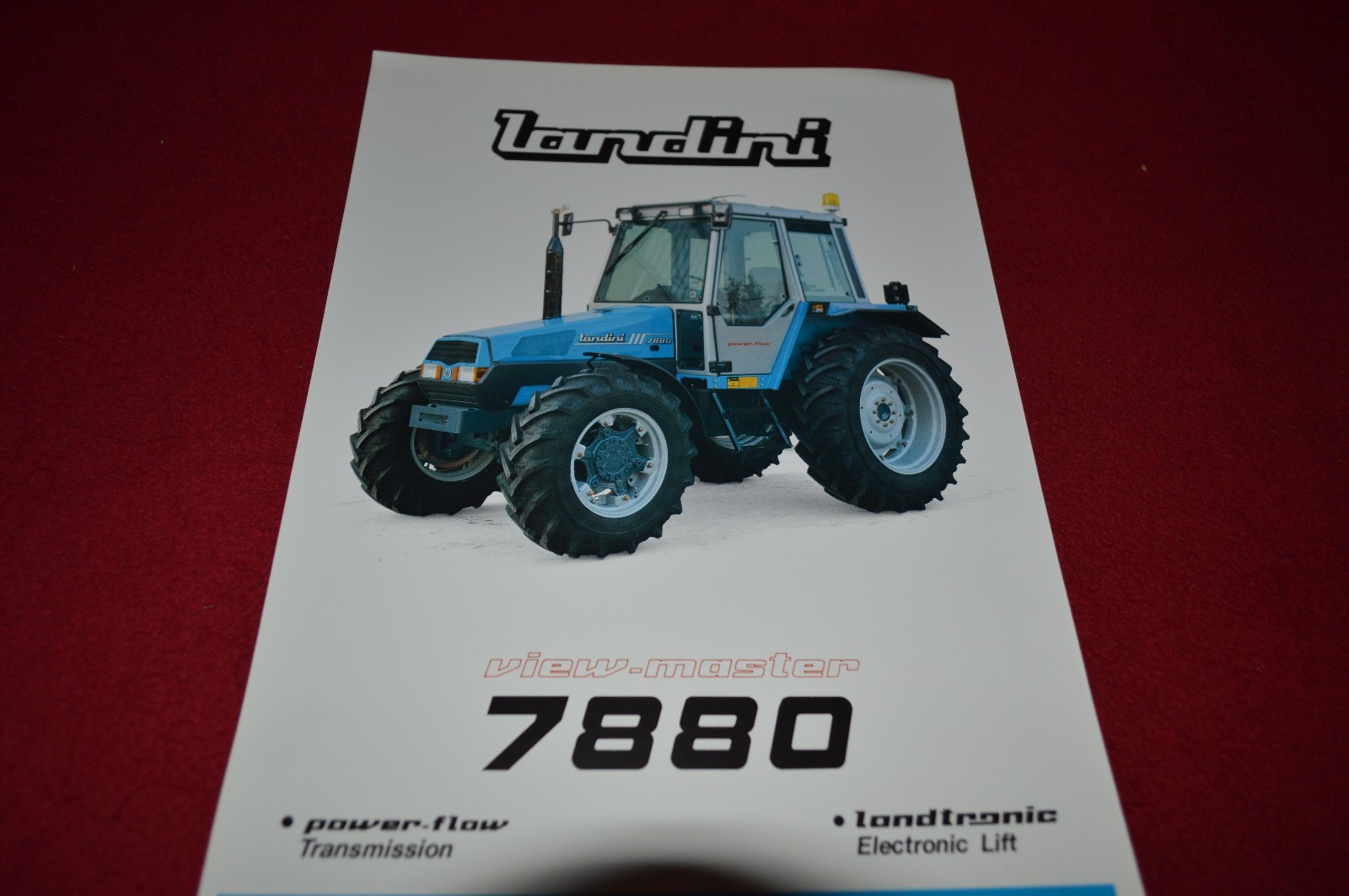 Landini 7880 Tractor Dealer&rsquo;s Brochure DCPA