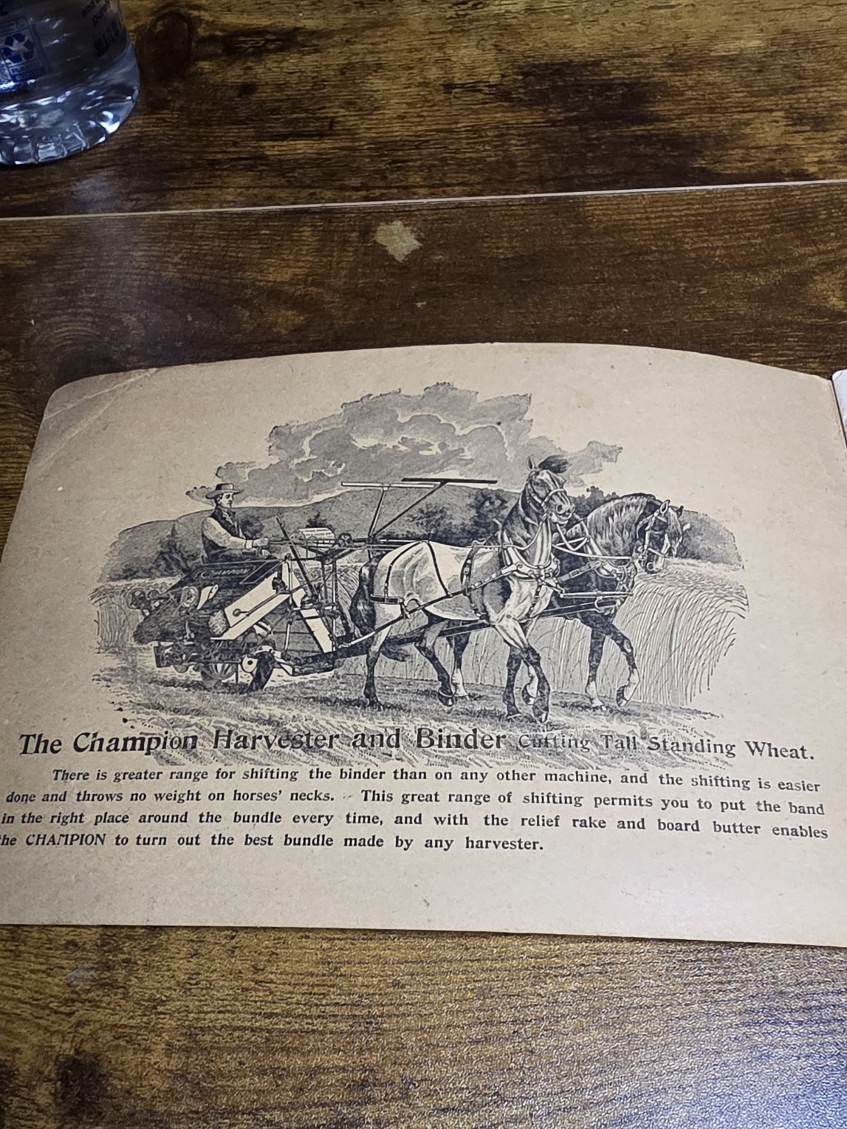 Rare Original 1893 Champion Harvesting Machine Catalog Brochure Springfield