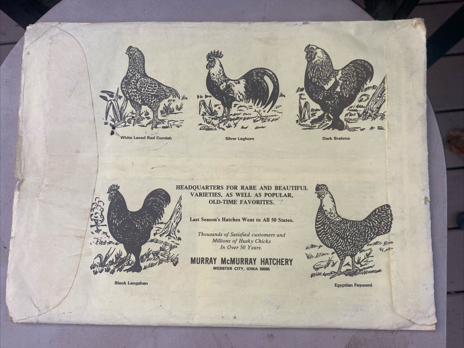 Vintage Murray McMurray Webster City Iowa catalog with price List & Mailer 1974