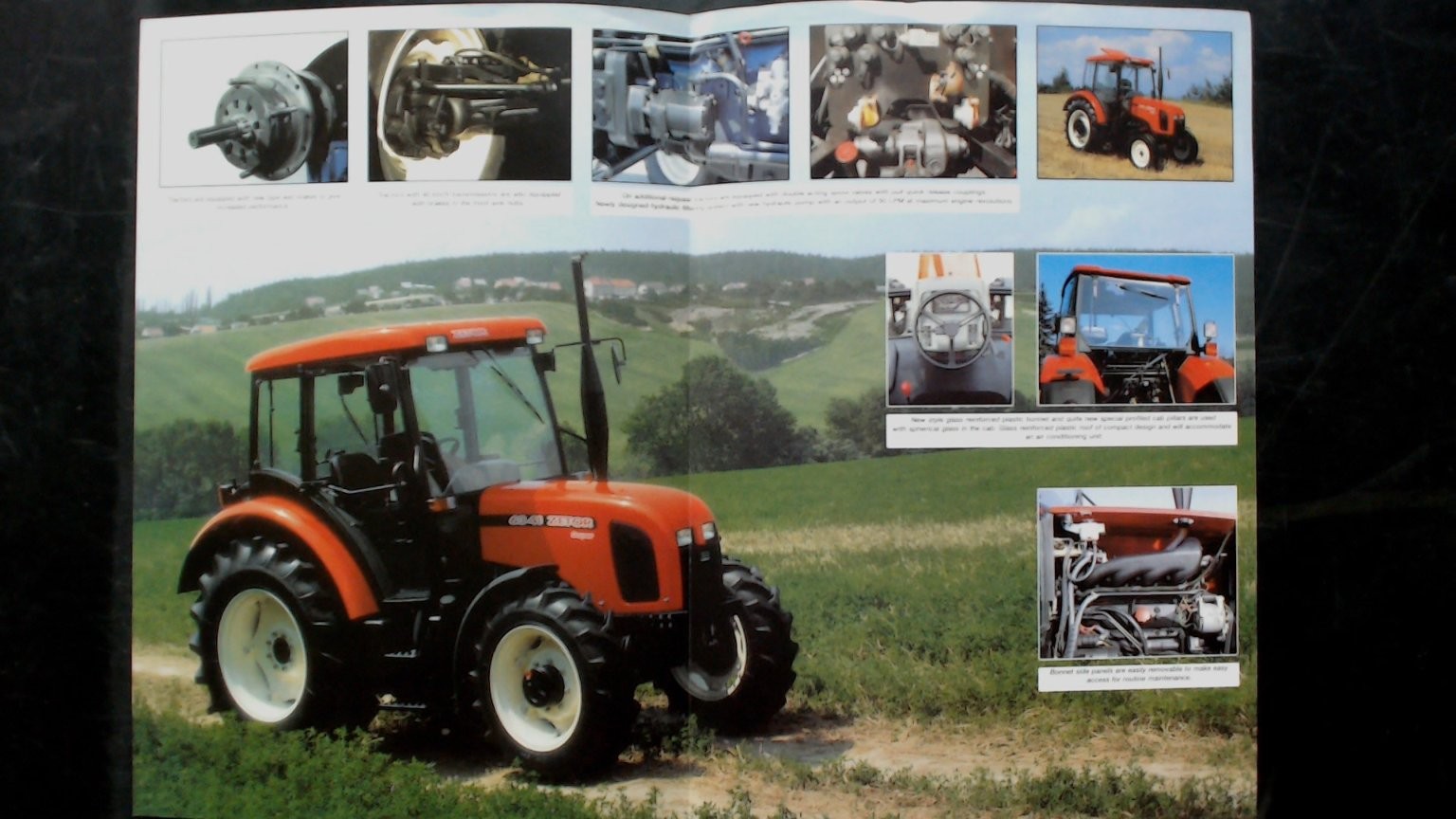 Zetor 6341 6321 Agricultural Tractor Brochure Vintage Farming Equipment