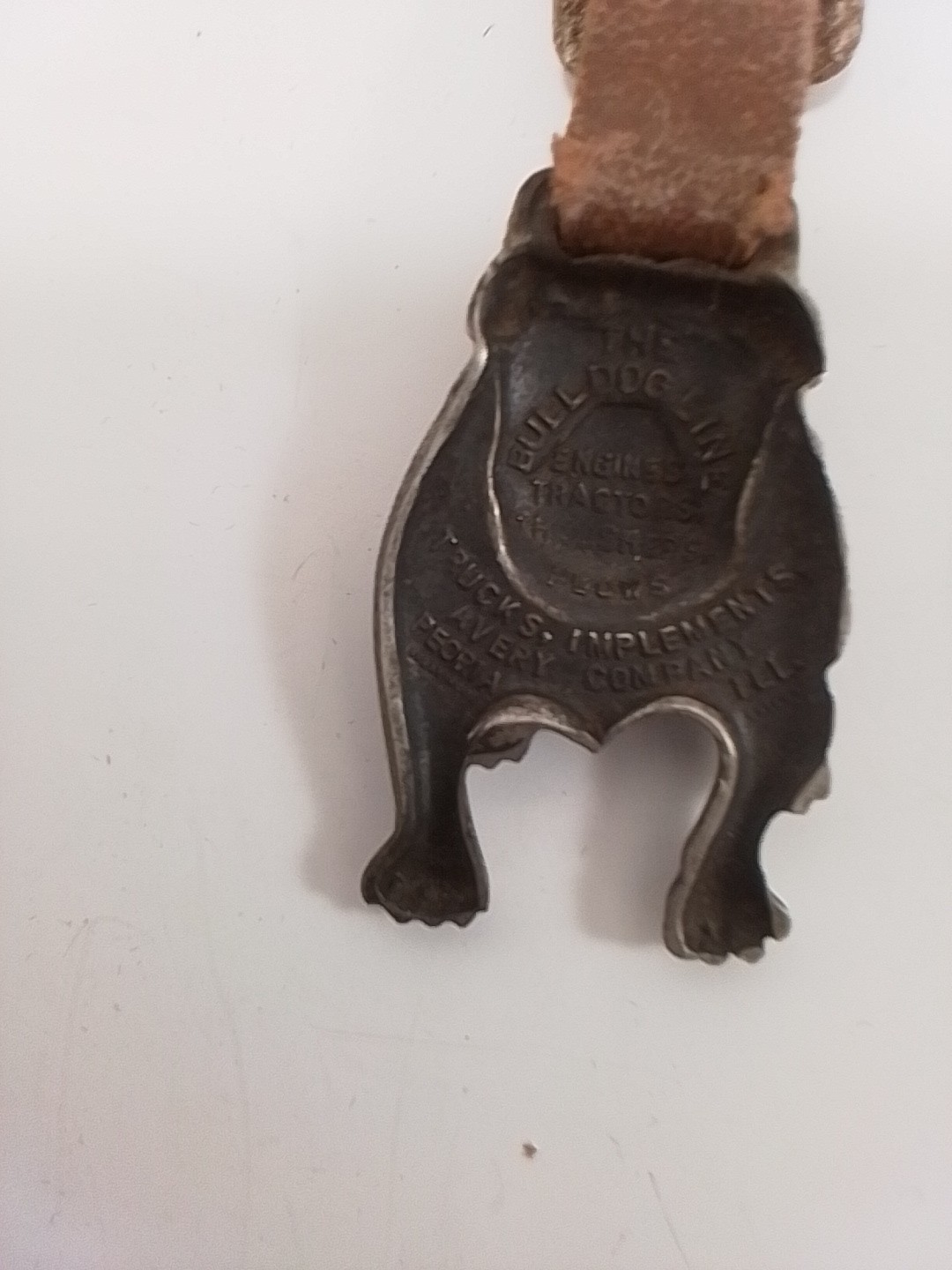 Bulldog Line Watch Fob Truck, Implements Avery Co.