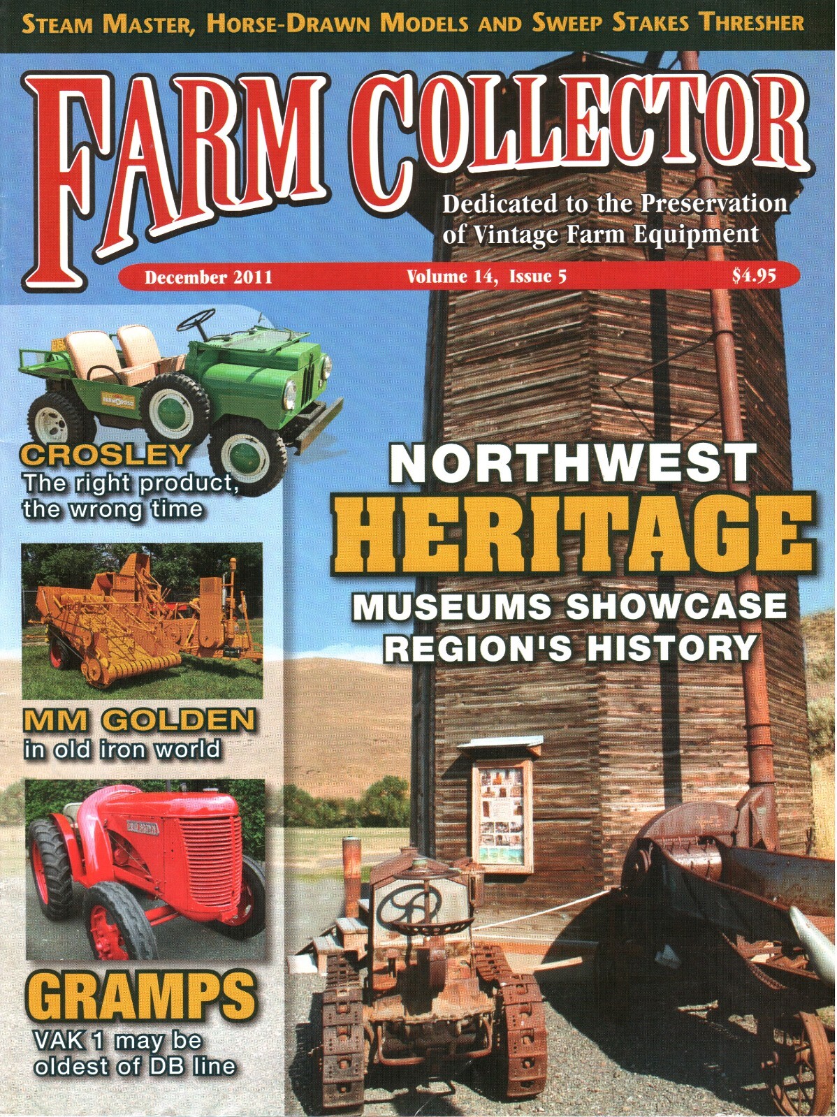 Crosley Farm-O-Road, DAVID BROWN tractors, Aultman Steam Threshing