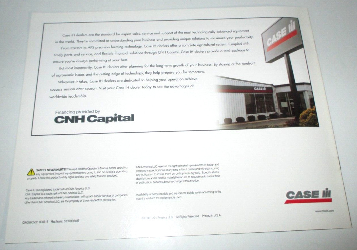 *Case IH JXC Series JX1060C JX1070C JX1075C JX1085C JX1095C Tractor Brochure CIH