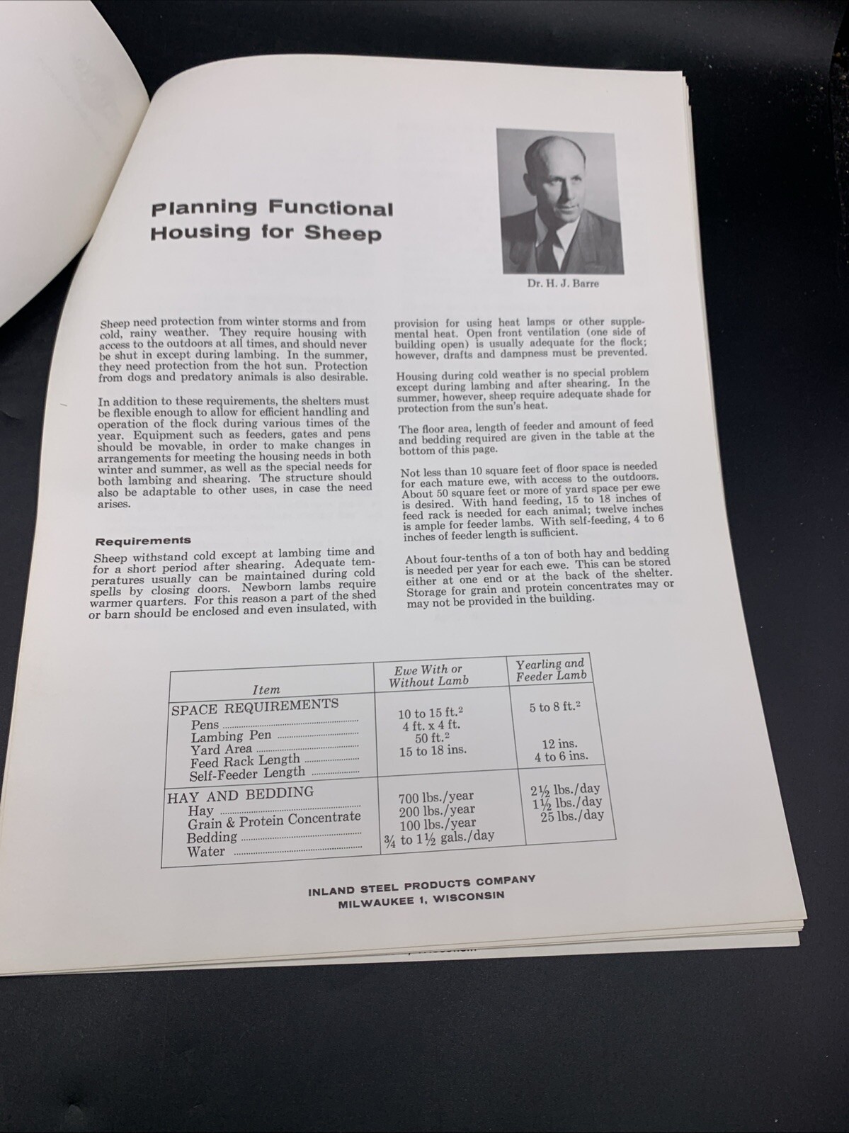 Rare 1959 Inland Steel Agricultural Buildings Plans & Specs-Hogs-Sheep-Poultry