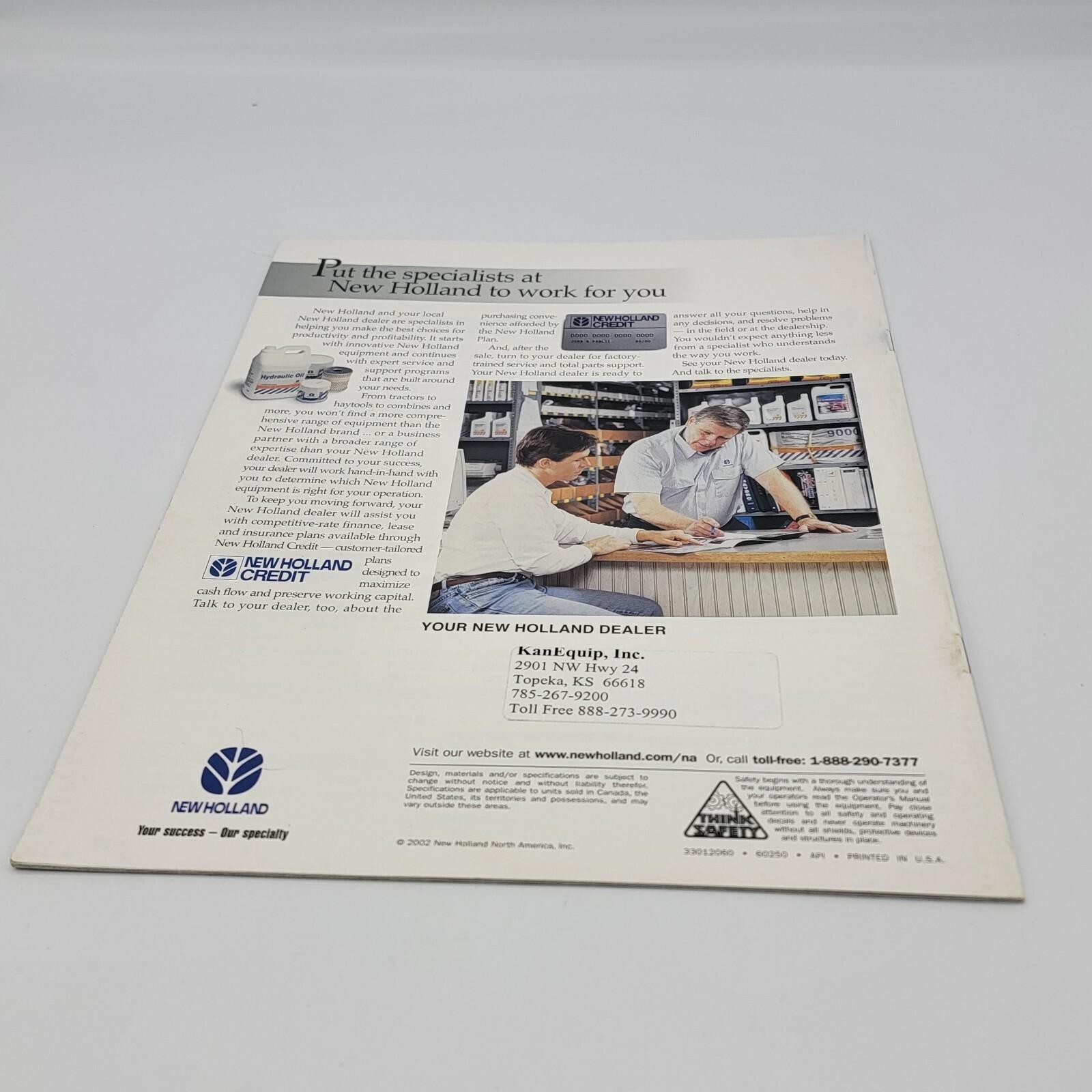 New Holland 95 to 160 PTO hp Tractors Sales Brochure TM120 TM130 TM140 – TM190