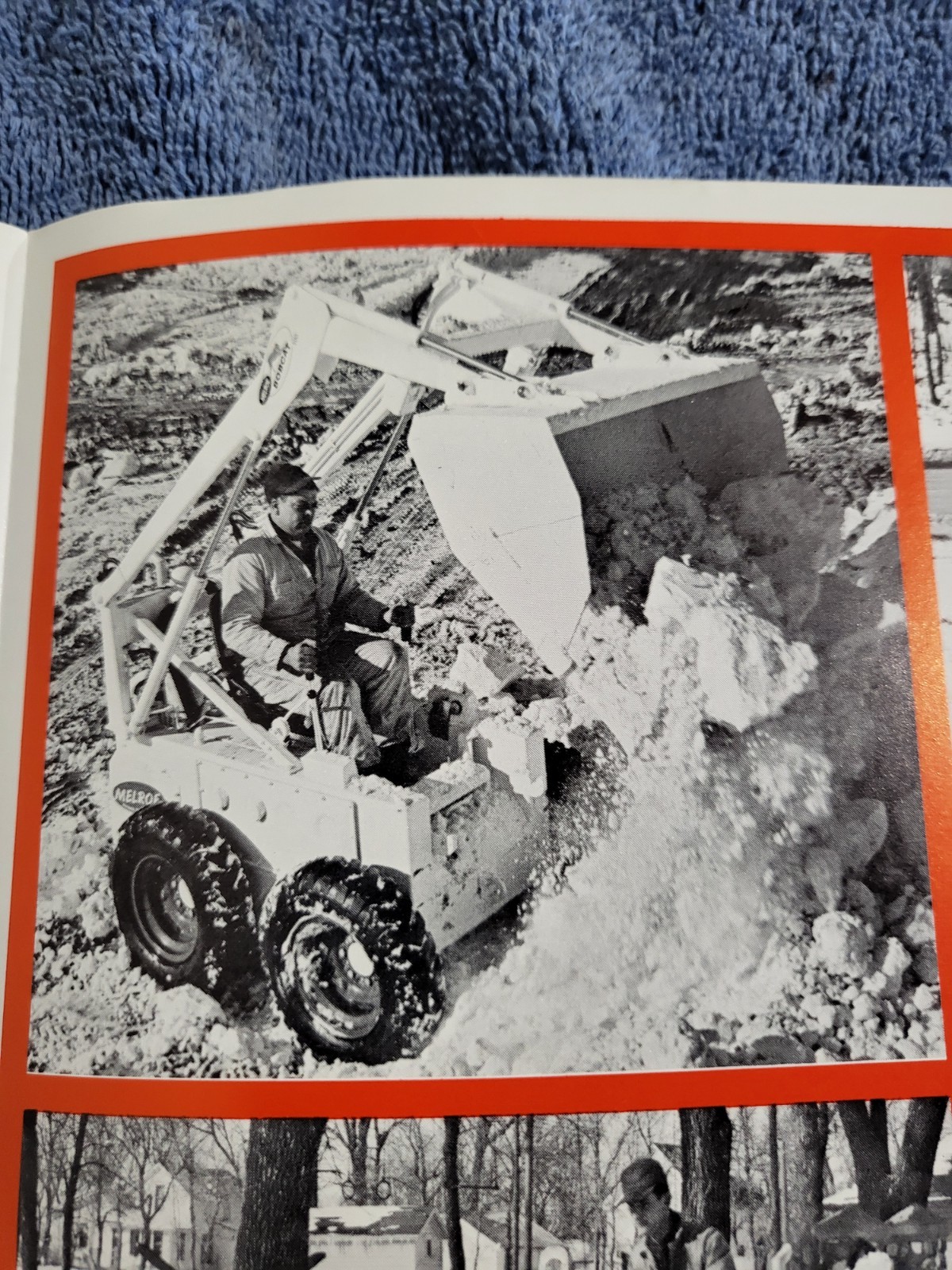 BROCHURE Vintage Melroe Bobcat M44 500 600 Skid Steer Loader Onan Kohler Wi 1966