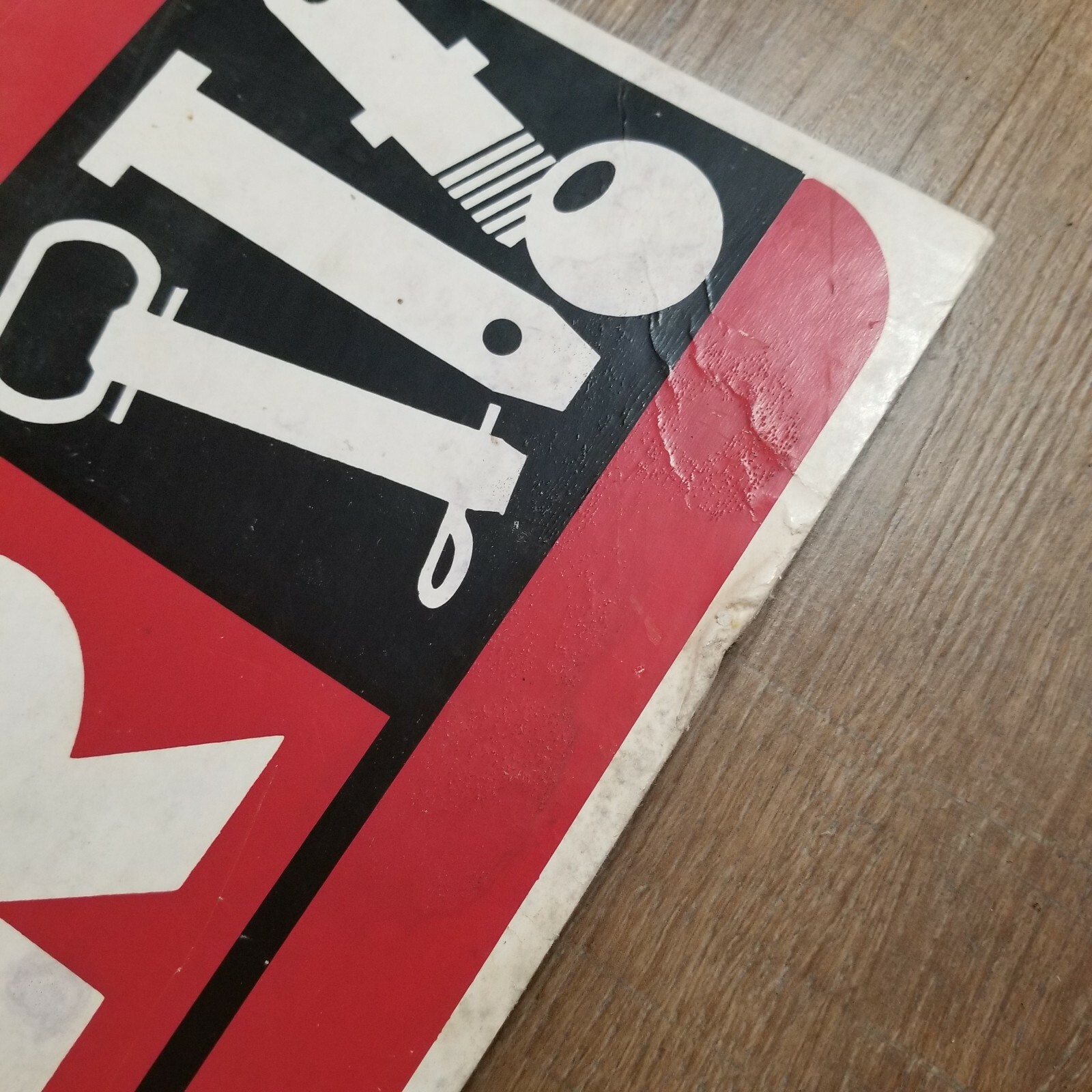 Vintage Cardboard Sign HIGHLANDER Tractor & Implement Replacement Parts 36 x 10&Prime;