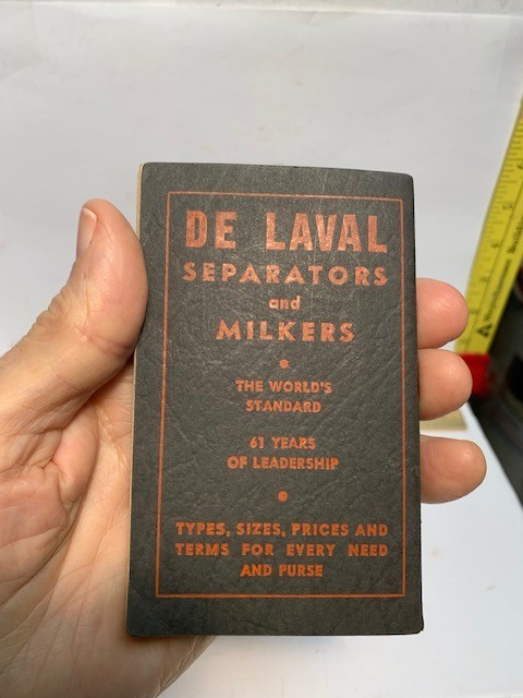 1939 DELAVAL DIARY & FARMERS POCKET HANDBOOK USEFUL INFO 148 PAGES 4.75&rsquo;X2.75”.