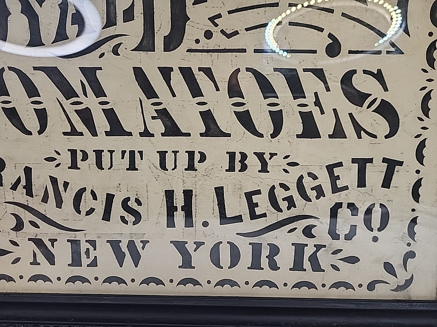 Framed Francis H. Leggett Royal Beauty Tomatoes NY Crate Label Advertising Sign