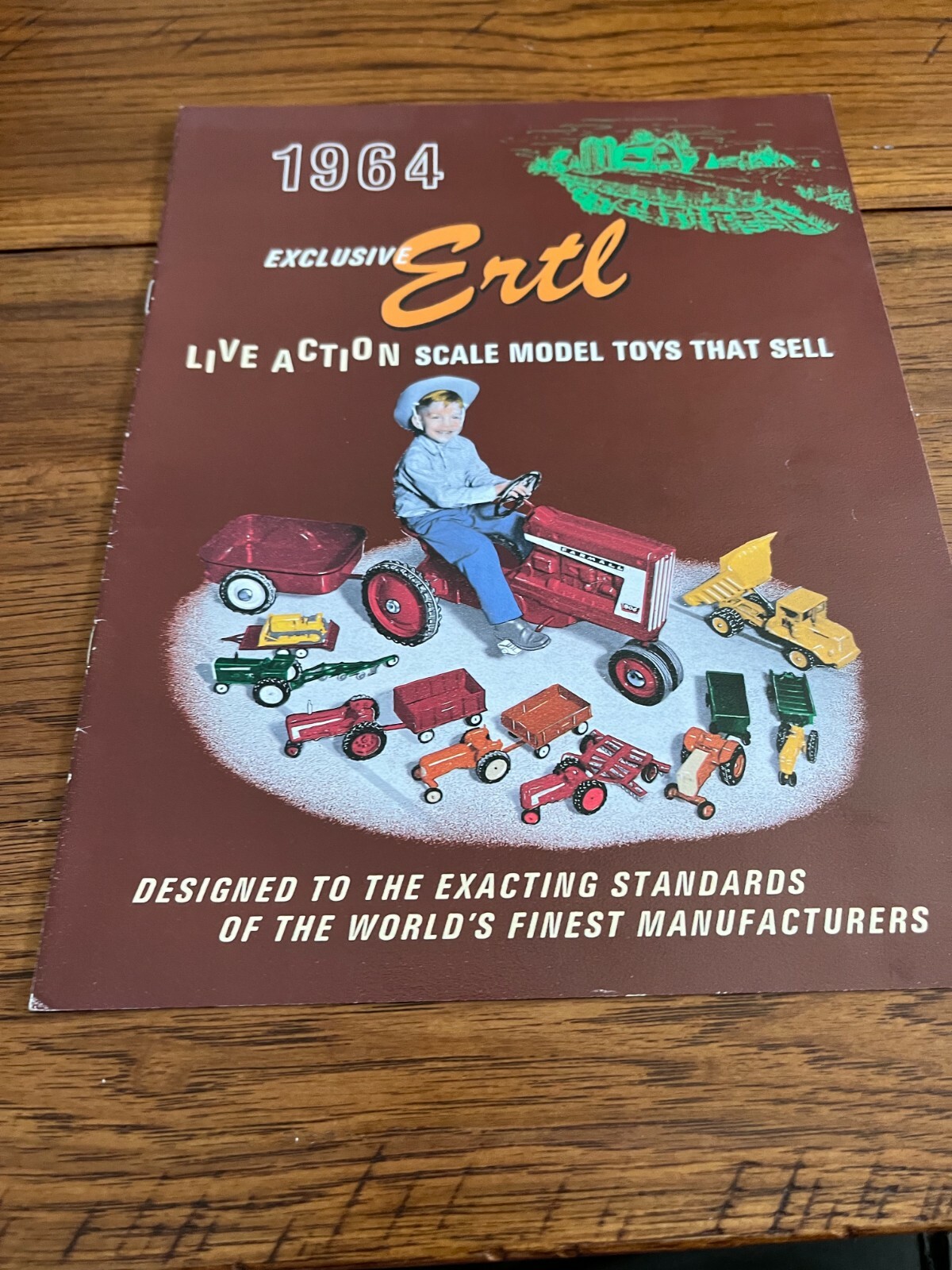 Ertl Toy Catalog For 1964 Brochure FCCA Toy Farmer REPRODUCTION