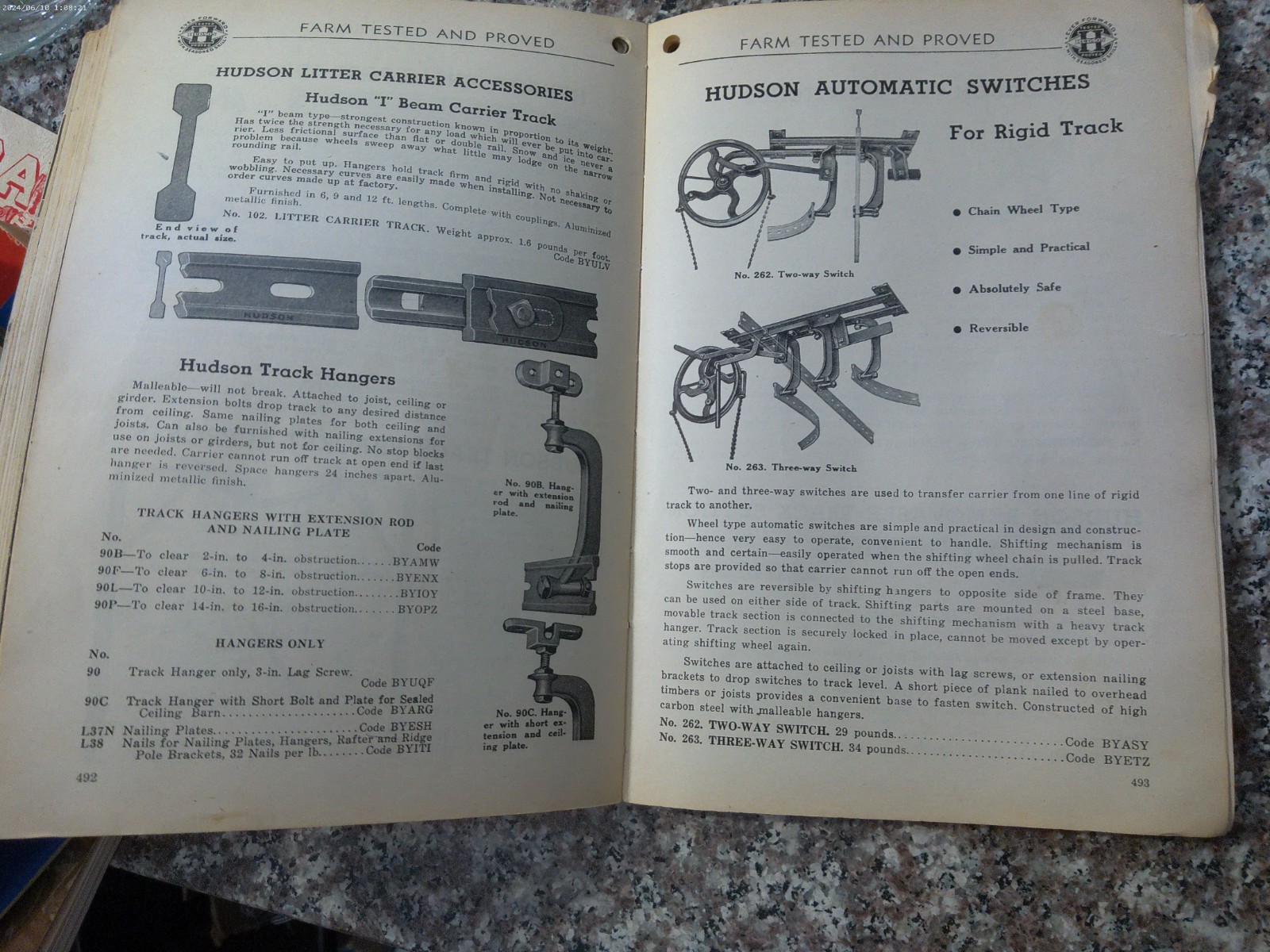 *THE GREAT HUDSON LINE SALES CATALOG!! HUDSON EQUIPMENT CORP. CATALOG A-1 Farm