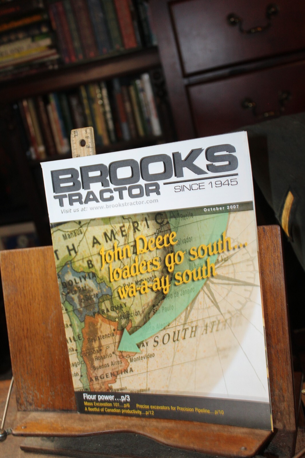 Vintage Brochure Brooks Tractor October 2007