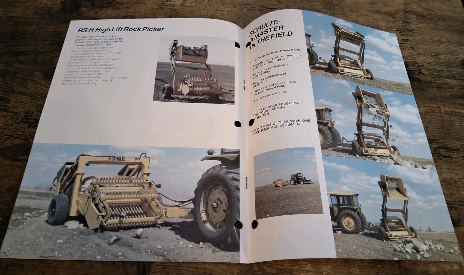 Schulte Rock Removal Equipment Brochure And Price List
