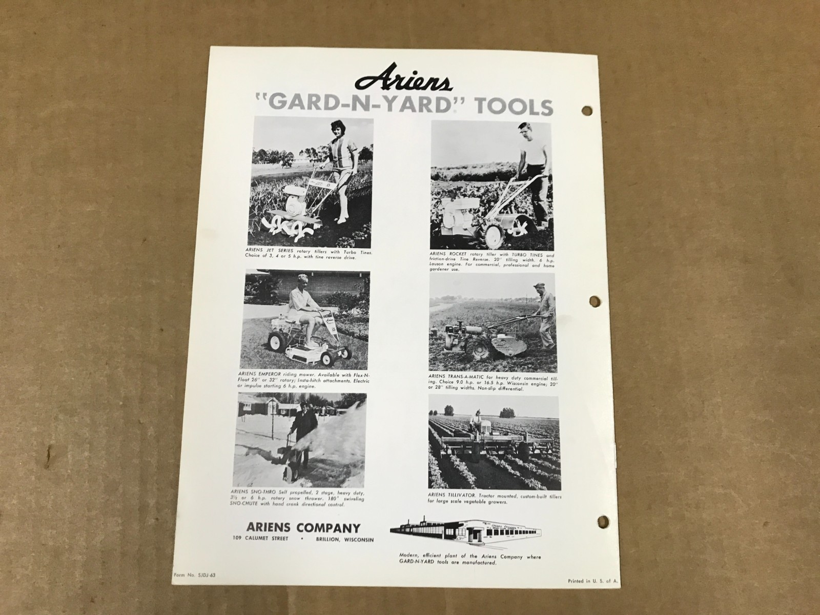 Vintage Ariens Jet Super/Deluxe Operating Instructions/Parts List, 24C-3B-00001