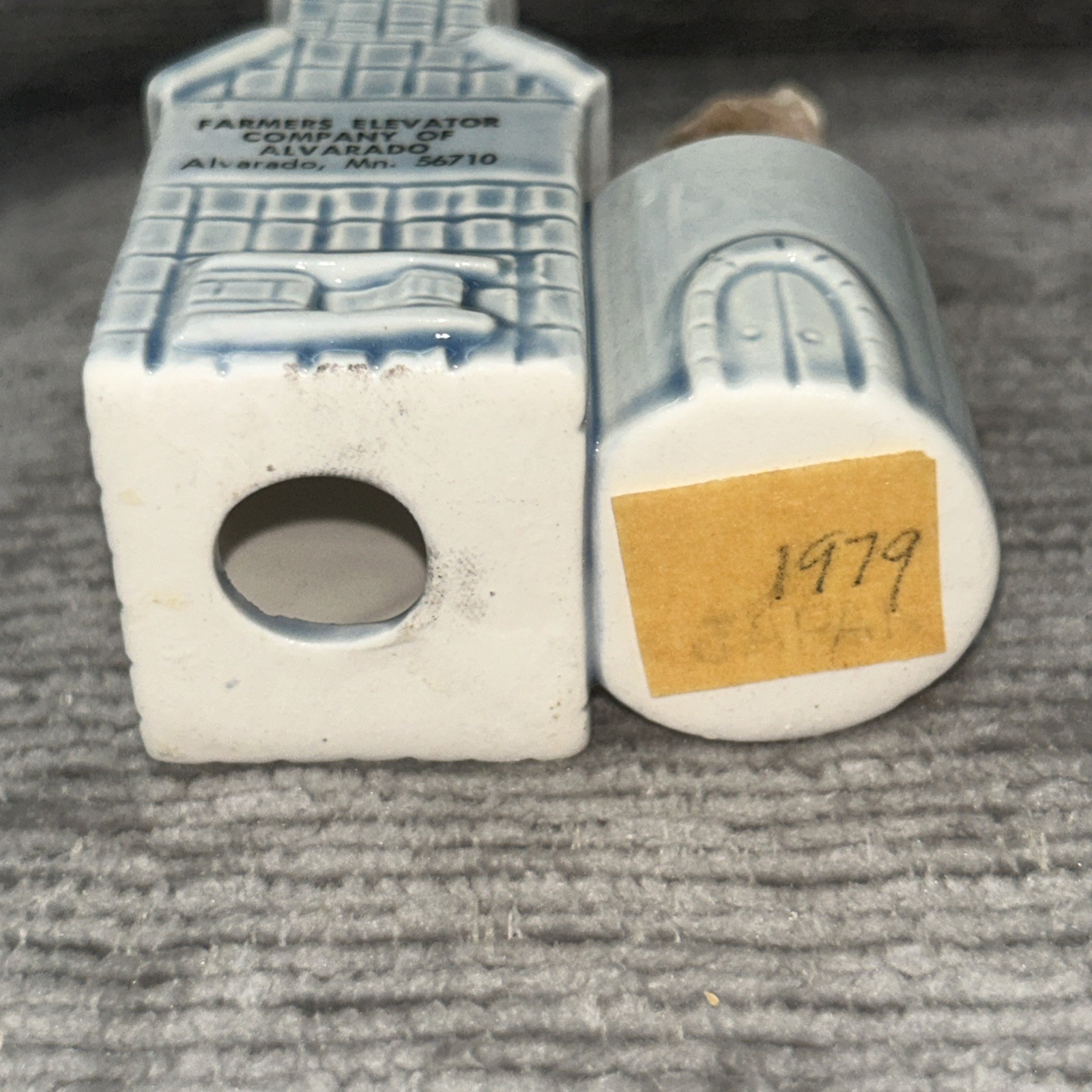 Vtg Farmers Elevator Company Of Alvarado MN – Toothpick Holder – Made In Japan