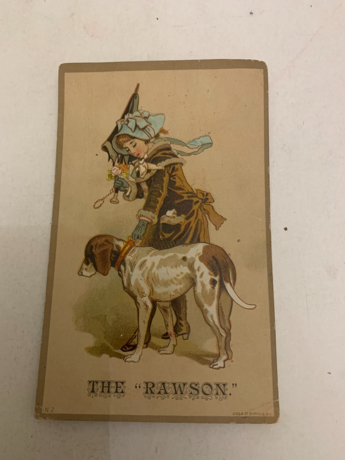 Antique c.1890&rsquo;s The Improved Rawson Reaper No. 2 Victorian Trading Card