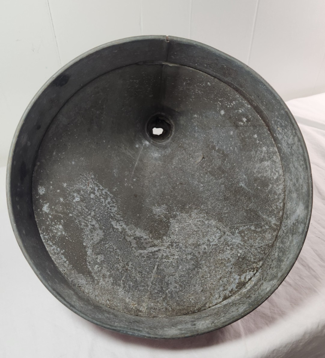 Delphos Funnel Vintage Galvanized Large Metal 14&Prime; Tall 12 1/2&Prime; dia Farm U.S.A.
