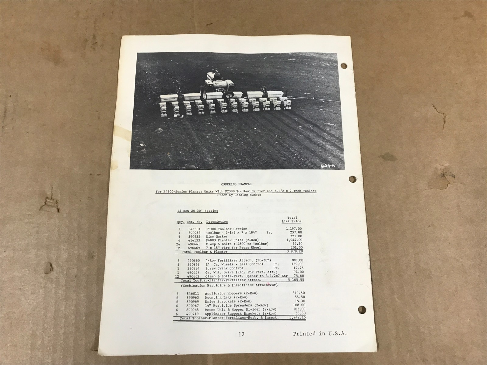 Vintage Minneapolis-Moline Product News – P4800 Planter Units
