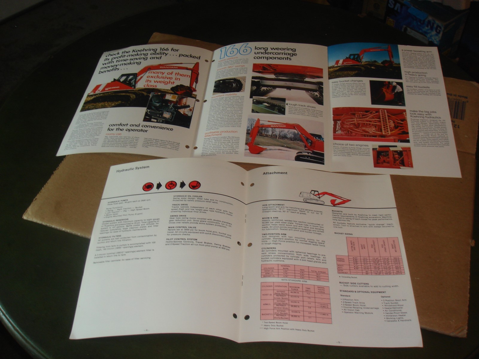 Koehring 166 Excavator Dealers Sales Brochure Pamphlet