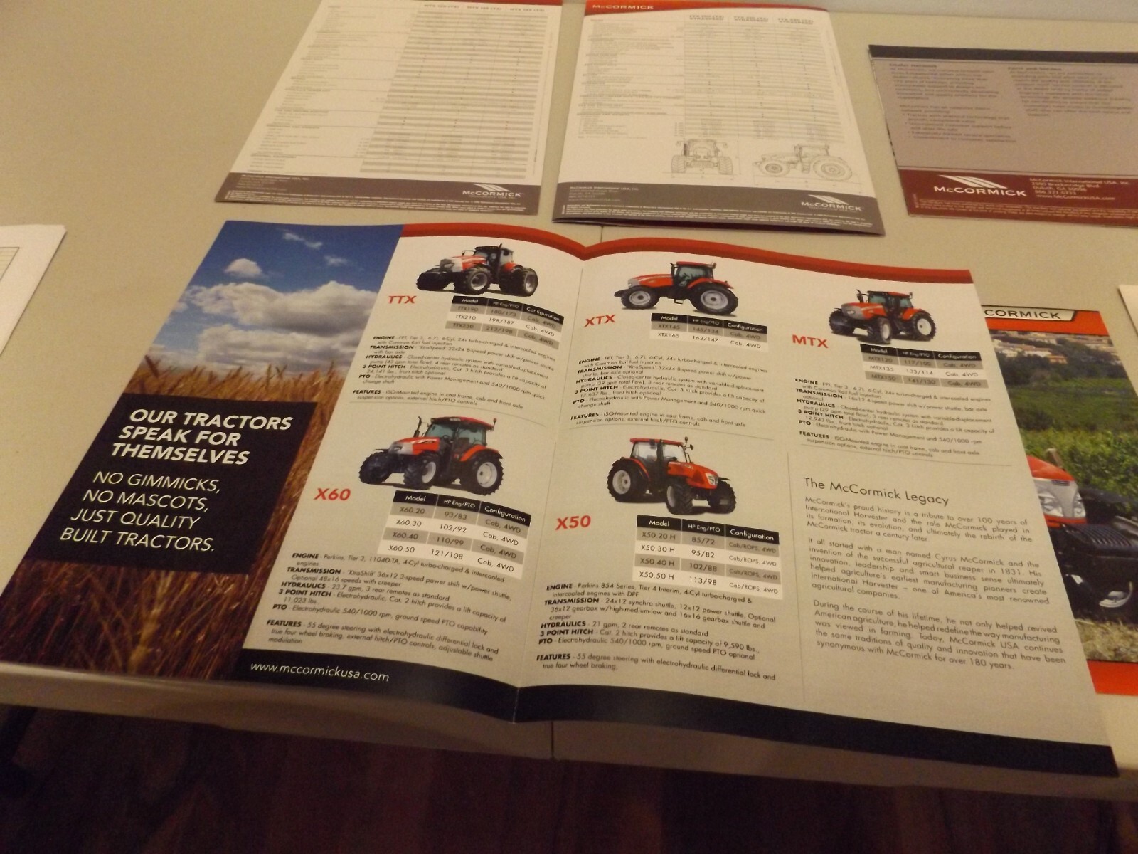 6-pc. McCORMICK SERIES TRACTORS, 2012-2013