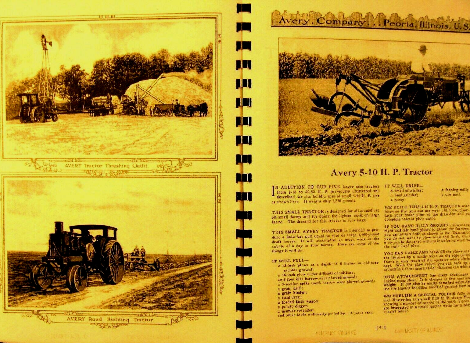 1918 Avery Sales Information Manual 80 Fully Illustrated Pages