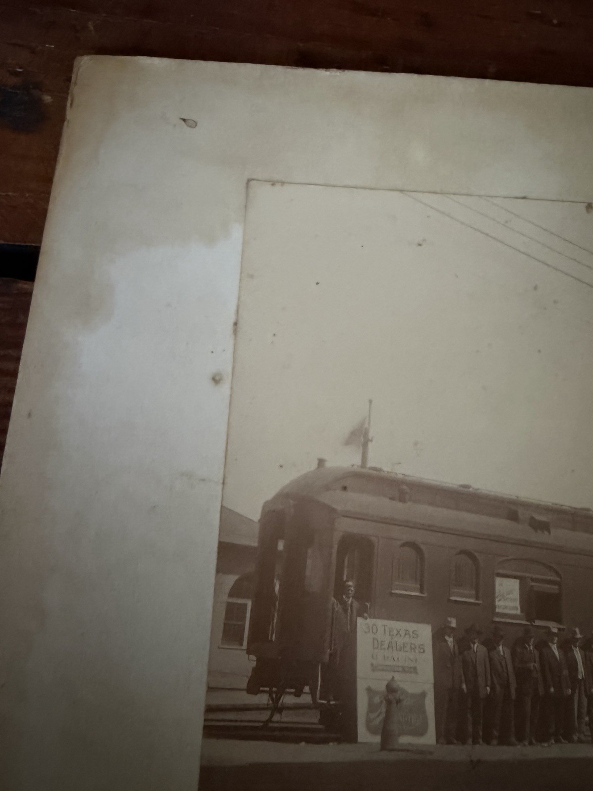 Antique Sattley Excursion Train Photo Texas Farm Machinery Dealers Racine WI