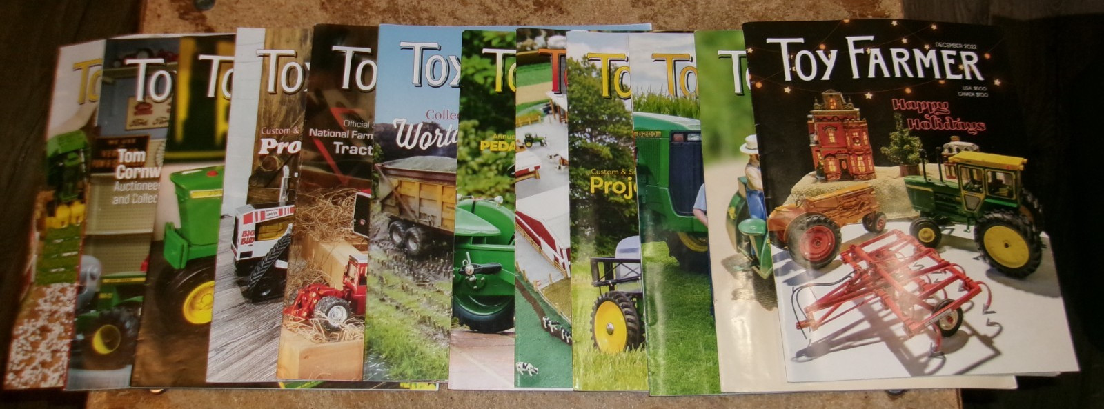 2022 january-december toy farmer magazines in nice shape used
