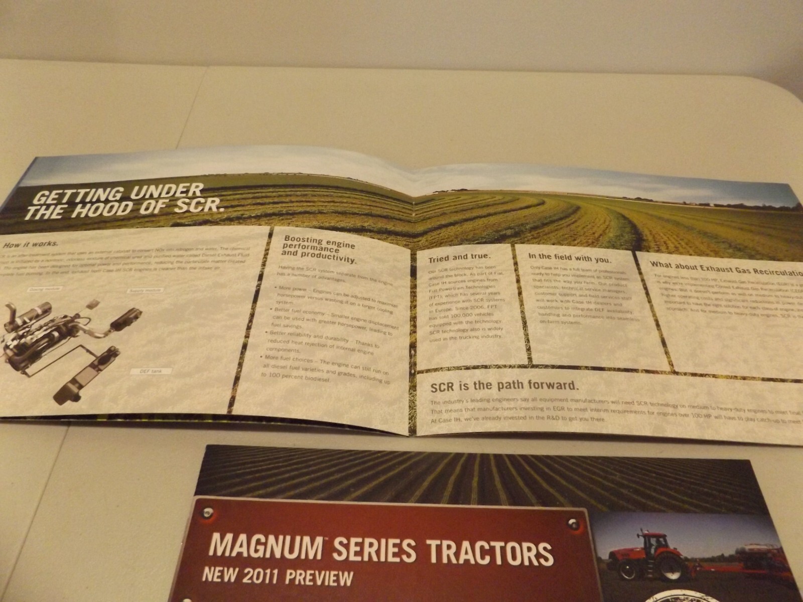 2-pc. CASE-IH MAGNUM SERIES TRACTORS, # CIH7301001 2010, CIH4261003 2010