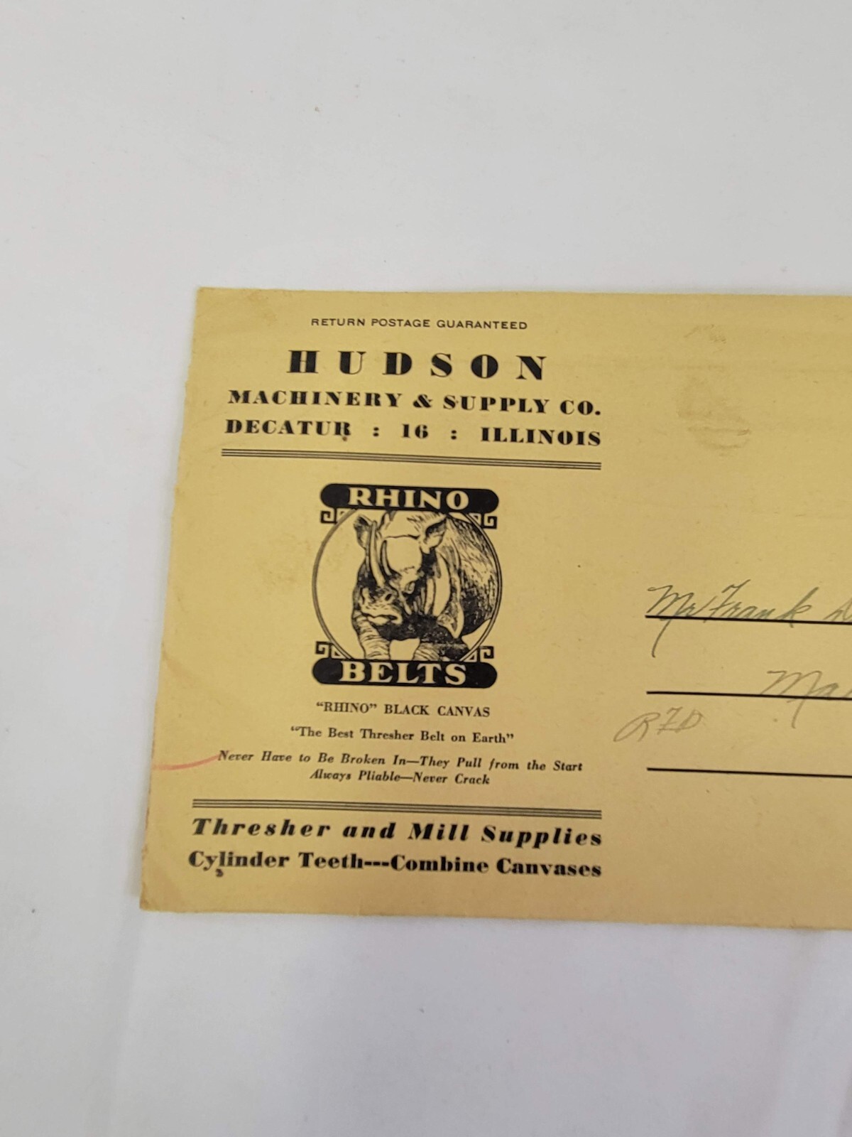 1947 Hudson FARM MACHINERY Thresher CATALOG Vintage Advertising DECATUR Illinois