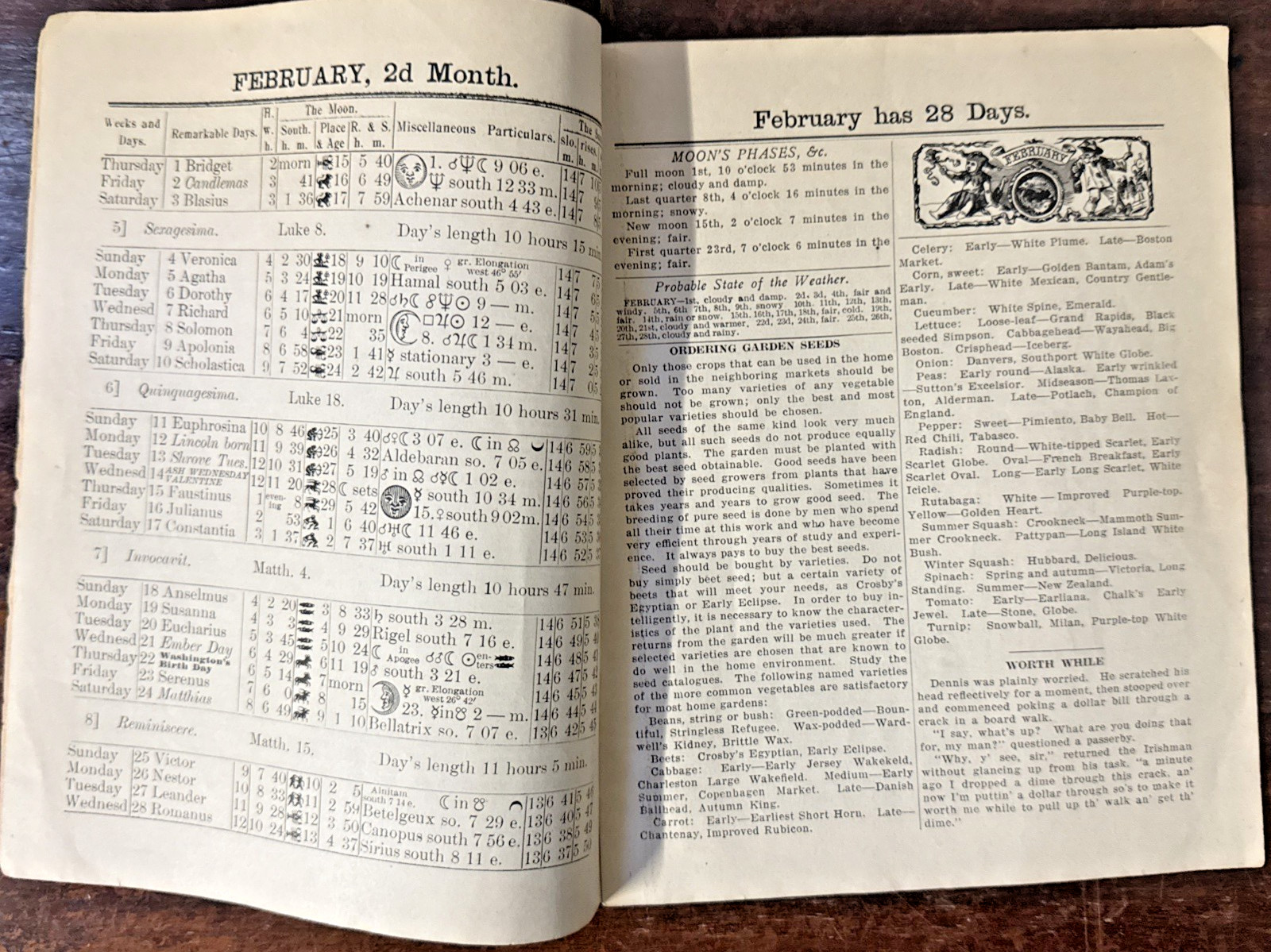 Vintage John Baer&rsquo;s Agricultural Almanacs dated 1919, 1923 & 1929 Lancaster PA