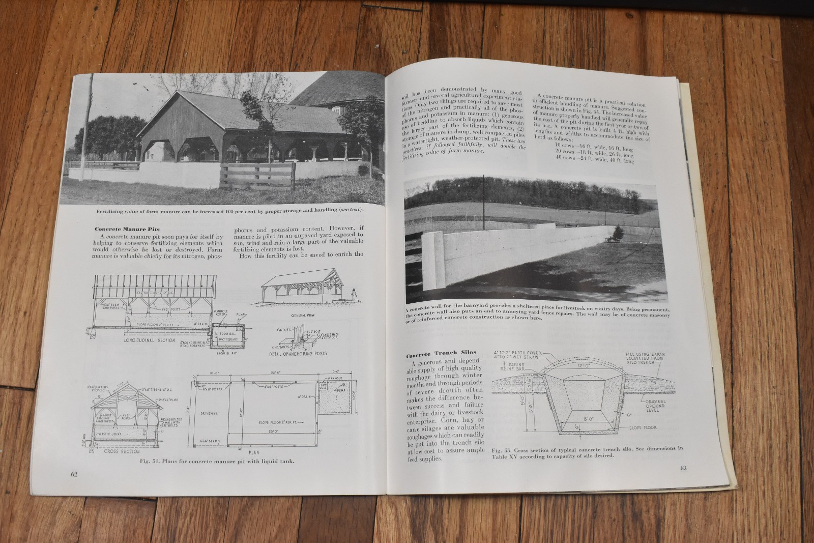 Vintage 1943 Concrete Handbook for Permenant Farm Construction Sales Brochure
