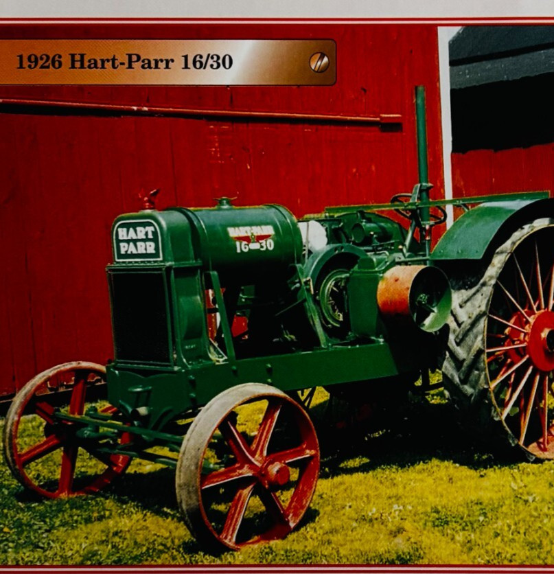 1926 Hart Parr 16/30 Antique Tractor 1970-80s Book Print Agriculture C80A