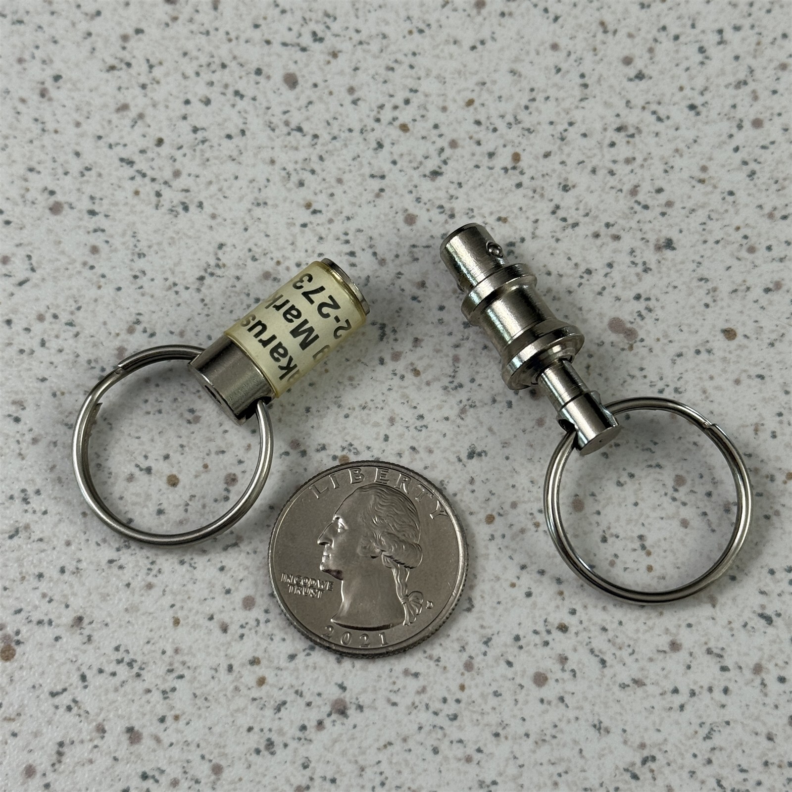 Wakarusa Indiana Pig Hog Market Farming Pull A Part Keychain Key Ring #50517