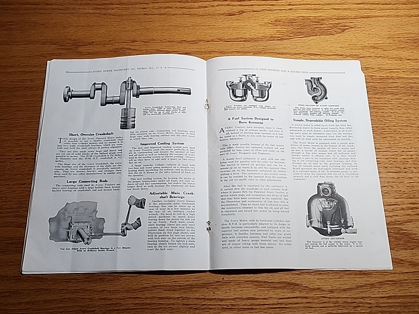 Avery Farming Threshing Road Tractor Catalog Brochure Peoria IL