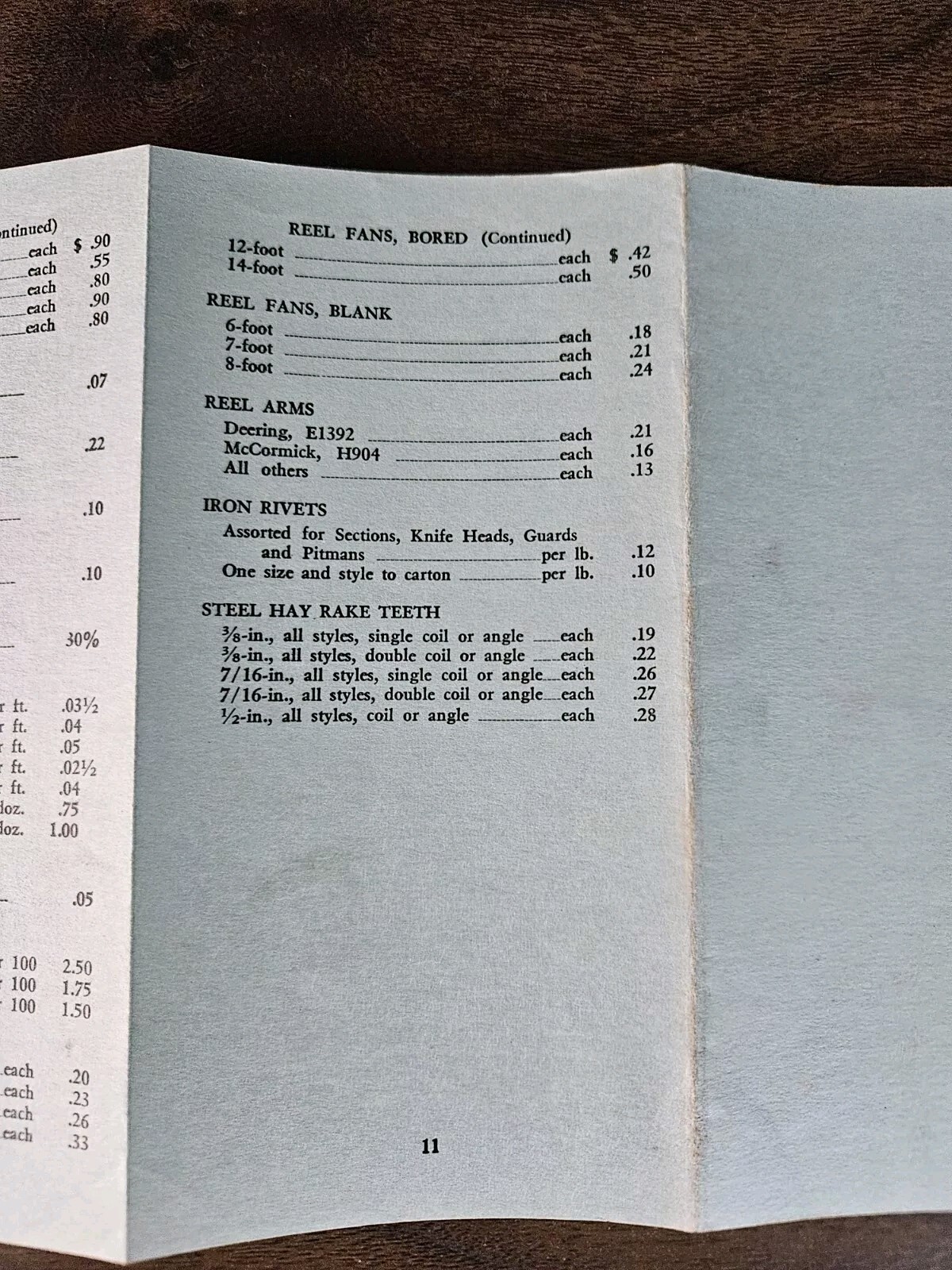 Antique 1934 Dealers Price List Brochure Beck Supply Company Columbus Ohio