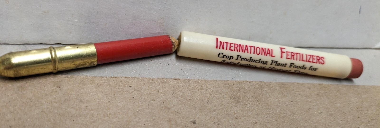 Vintage International Fertilizers Chicago Hts IL Mason City IA Bullet Pencil