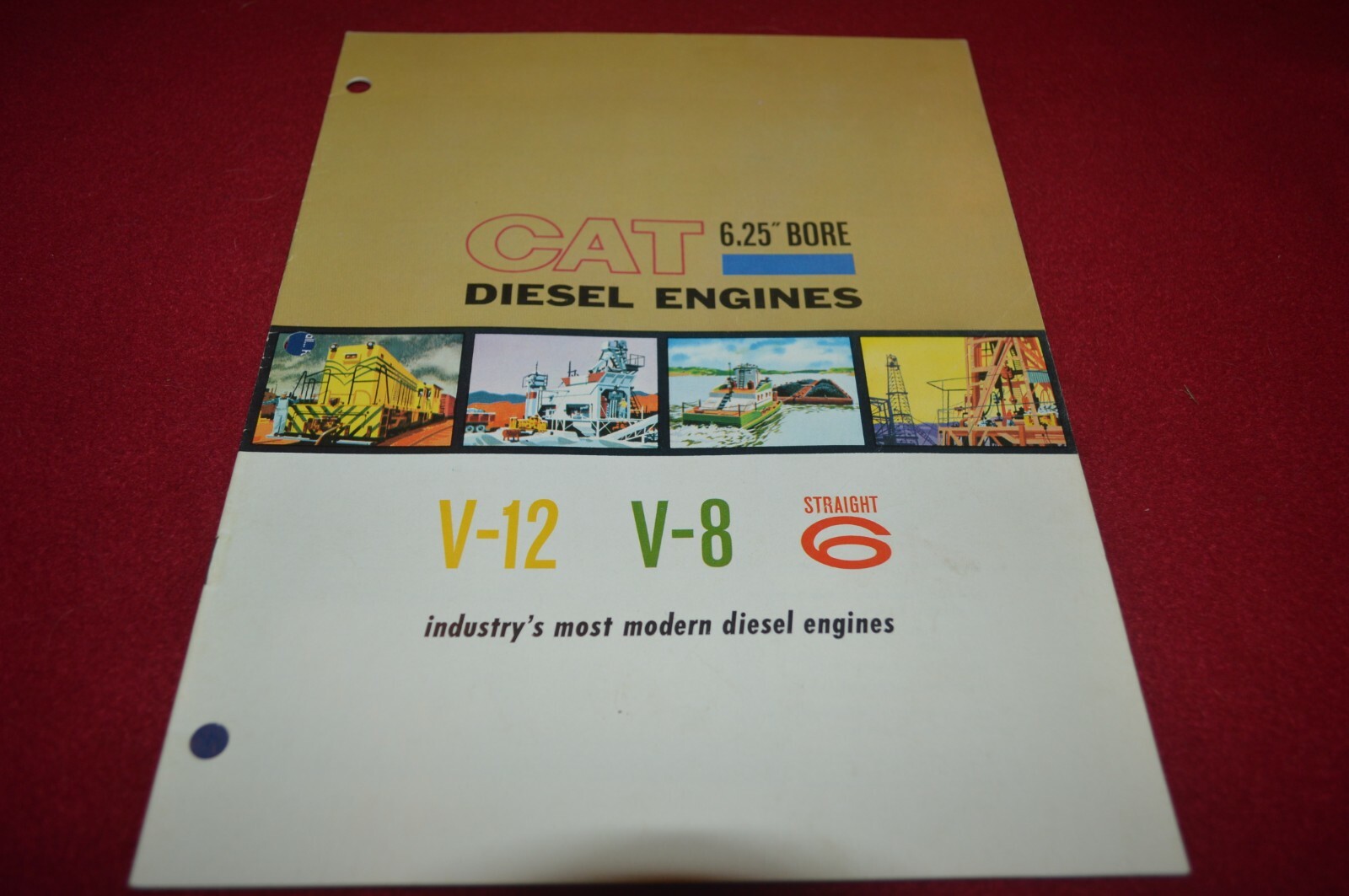 Caterpillar 6 V-8 V-12 Cat Engines For 1963 Dealer&rsquo;s Brochure TBPA ver2