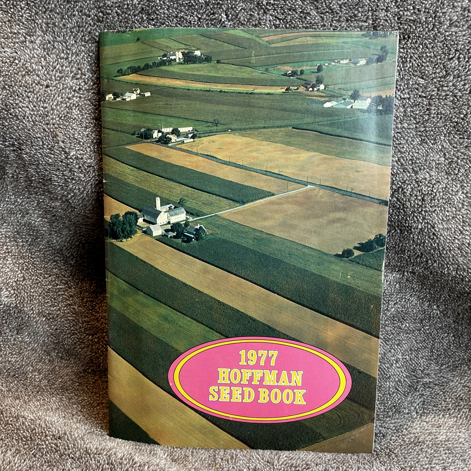Hoffman Seed Book For 1977 Brochure with Receipt Inside- Landisville PA-Ephemera