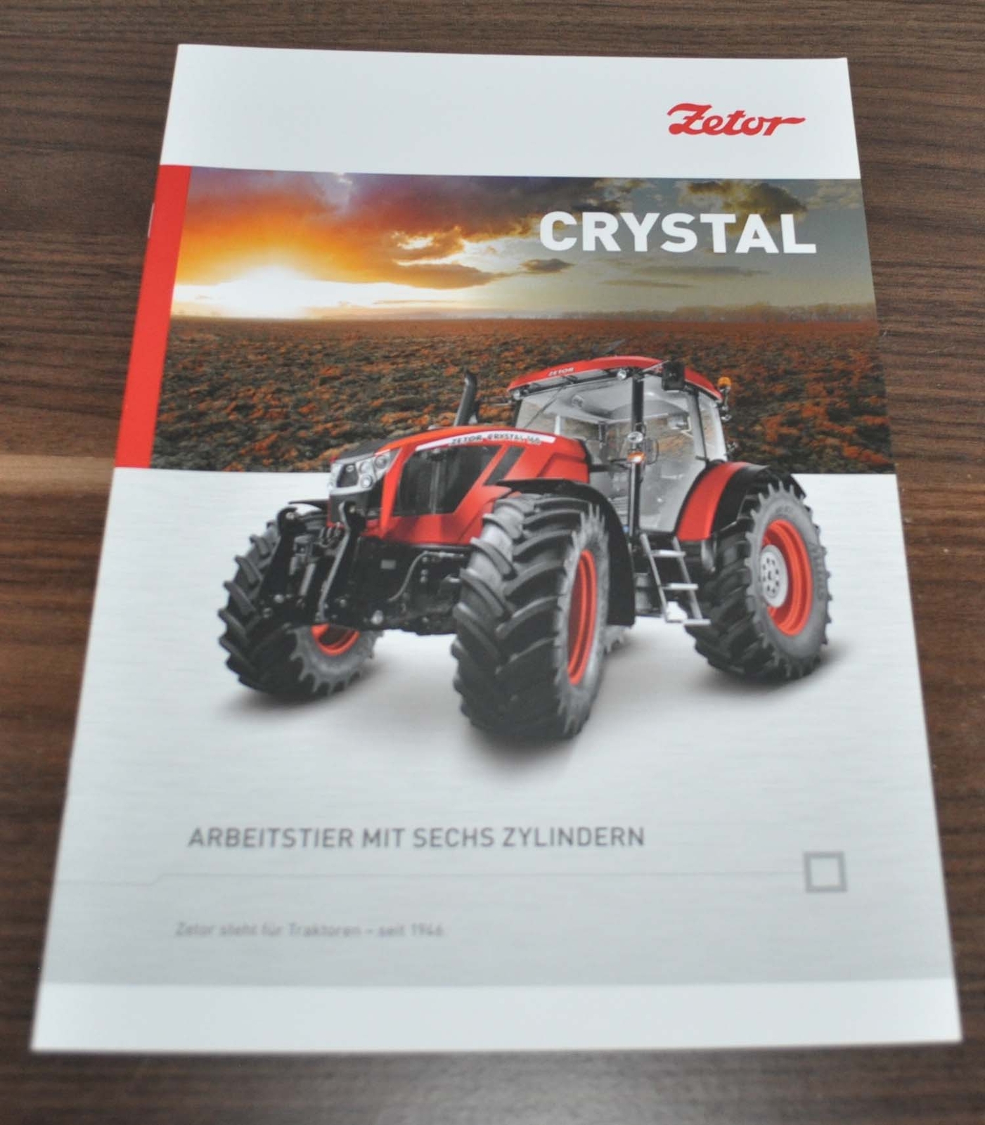 Zetor Crystal Tractor Specification Brochure Prospekt