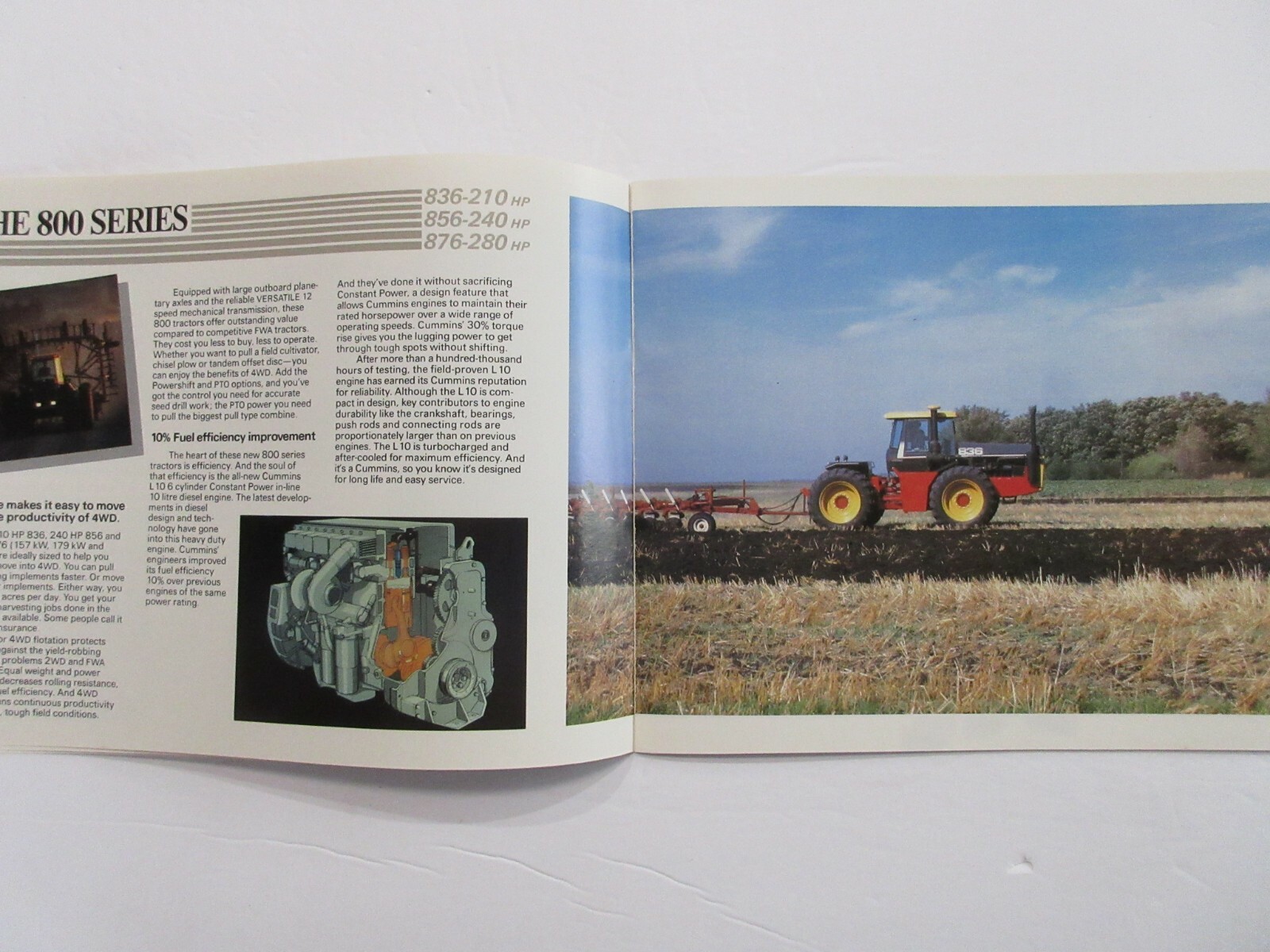 Versatile 836 856 876 936 956 976 4wd Farm Tractor Brochure 1984 24 Pages