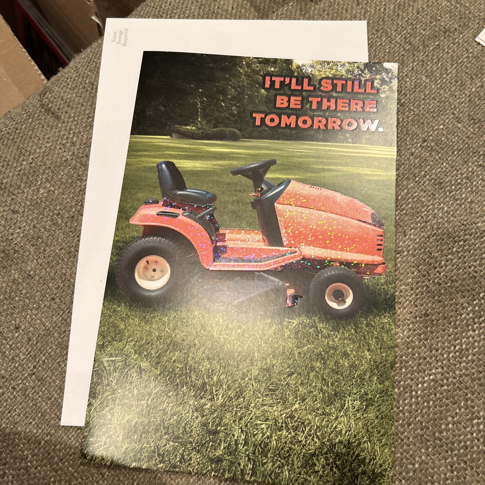 American greetings tractor Father’s Day card