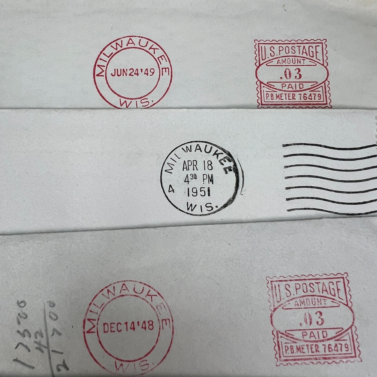VTG 1940s 50s Booth Brothers WI Live Stock Commission Letter Farm Receipt